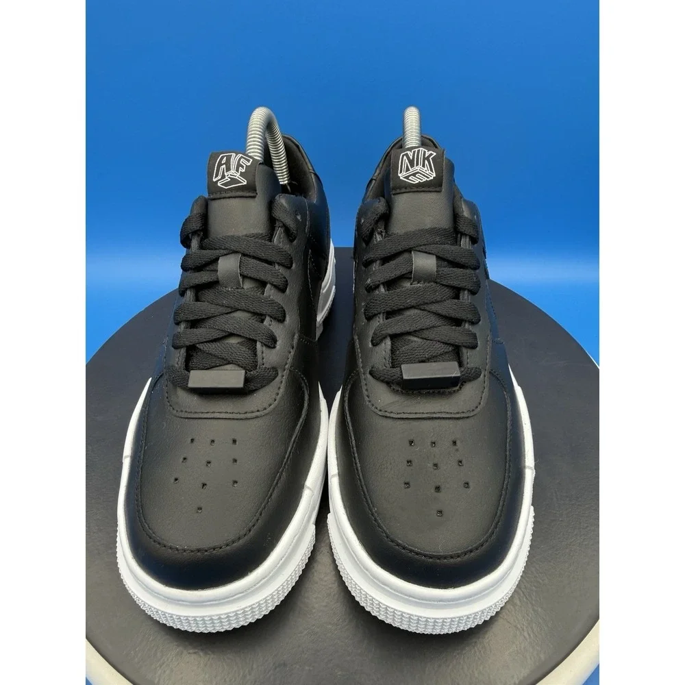 Nike Air Force One Pixel Womens Size 7 Black White Shoes Sneakers CK6649-001